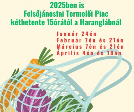 Termelői piac Felsőjánosfa 2025