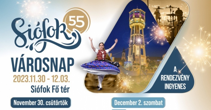 55 éve város Siófok!