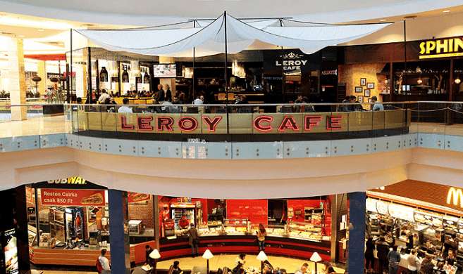 Leroy Cafe Arena Mall Budapest