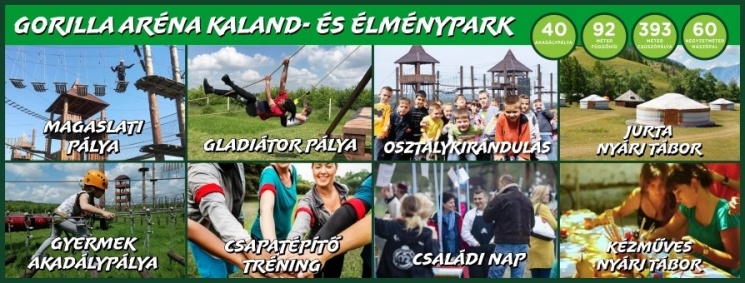 Gorilla Aréna Kaland- és Élménypark Kerecsend