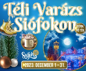 Téli Varázs az 55 éves Siófokon, hisz Siófok télen is varázslatos!