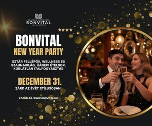 Szilveszter Hévízen a Bonvitalban ünnepi programokkal és wellnessel