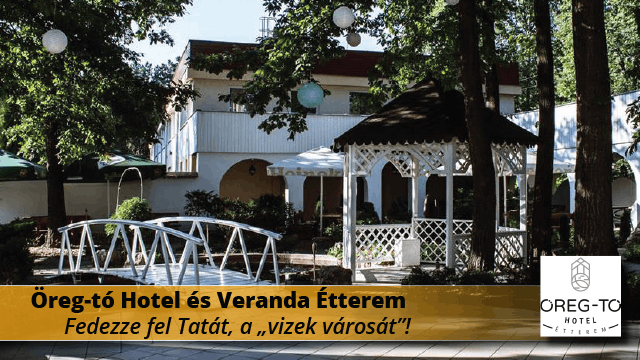 Családias hangulatú szálloda az Öreg-tó partján tatai pihenéshez vagy programokhoz!