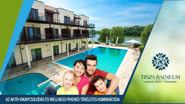 A tökéletes harmónia és a nyugalom várja a Tisza Balneum Hotelben a vadregényes Tisza-tó partján.