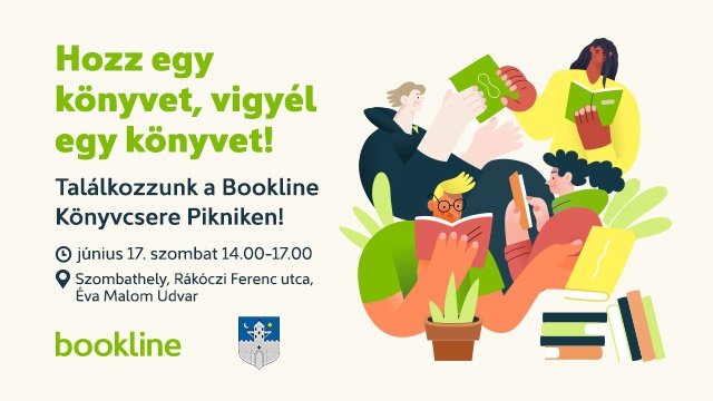 Hozz egy könyvet, vigyél egy könyvet!  Találkozzunk június 17-én a Bookline Könyvcsere Pikniken!
