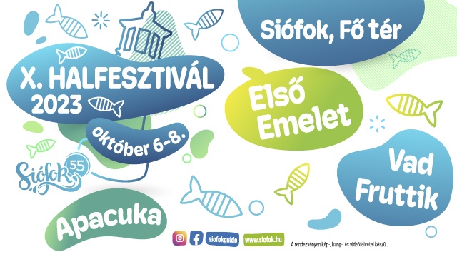 Októberben újra vár mindenkit az ősz egyik legjobb gasztrofesztiválja, a siófoki Halfesztivál!