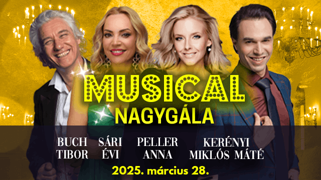 Musical Nagygála Gödöllőn, egy csodálatos utazás a legnagyobb musicalek dallamainak világába