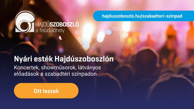 Nyári esti szabadtéri kulturális és zenei programok Hajdúszoboszlón