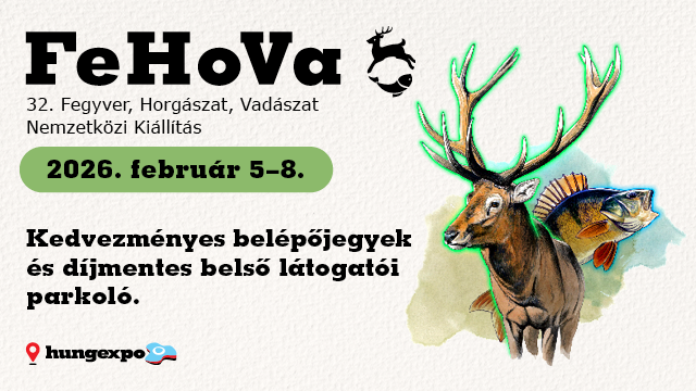 FEHOVA - Fegyver, vadászat, horgászat nemzetközi kiállítás - Budapest, Hungexpo