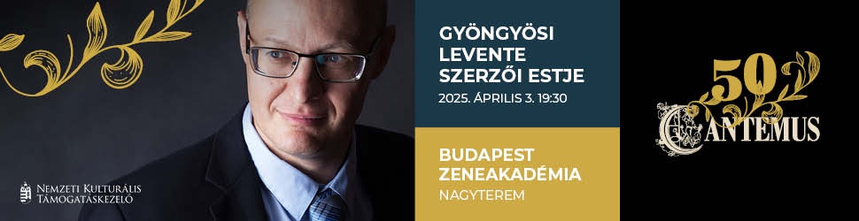 Gyöngyösi Levente szerzői estje a Zeneakadémián