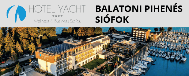 Yacht Hotel Siófok - 1000 m2-es panorámás wellness részleg