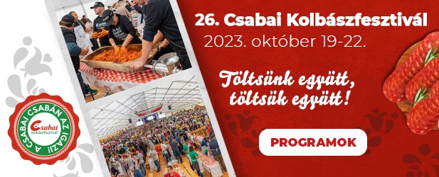 Csabai Kolbászfesztivál - SZTÁRFELLÉPŐK EGÉSZ SORA ÉRKEZIK AZ IDEI CSABAI KOLBÁSZFESZTIVÁLRA