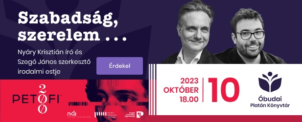 Szabadság, szerelem...Nyáry Krisztián - Szegő János irodalmi estje