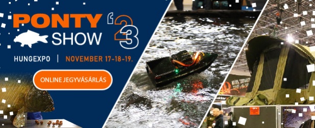 Pontyshow 2023. november 17-19. - Horgászkiállítás és Vásár Budapest, Hungexpo