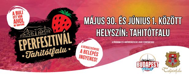  Eperfesztivál! Szuper fellépők, finom ételek, megannyi gyerekprogram és az elmaradhatatlan vidámparki játékok!