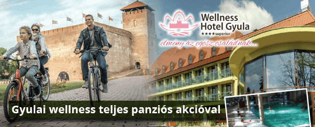Gyulai wellness kikapcsolódás teljes panziós akcióval!