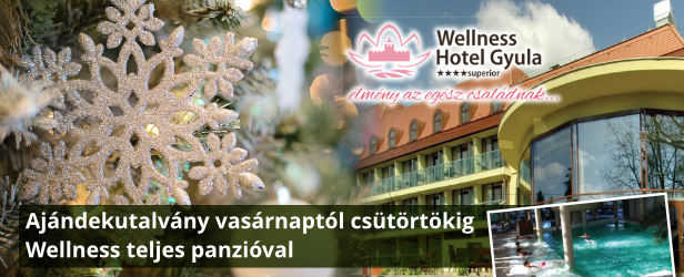 Karácsonyi Ajándékutalvány - Wellness Hotel Gyula
