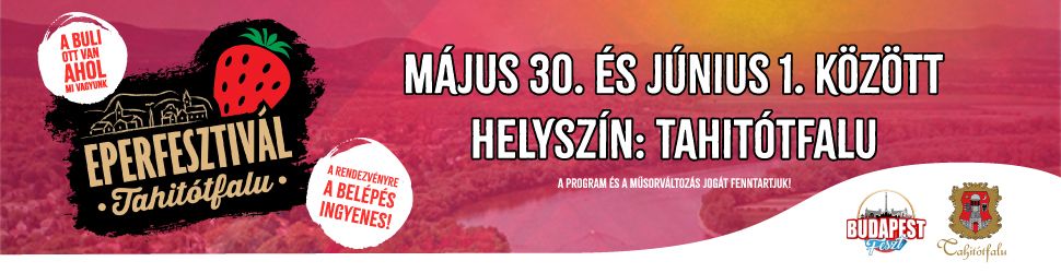  Eperfesztivál! Szuper fellépők, finom ételek, megannyi gyerekprogram és az elmaradhatatlan vidámparki játékok!
