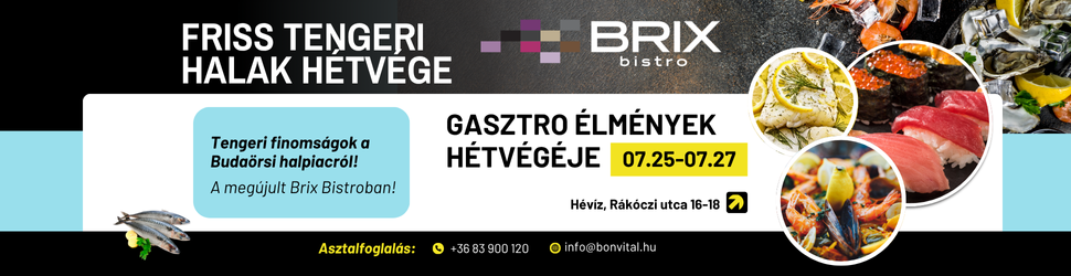 Tengeri halak hétvégéje a Brix Bistroban