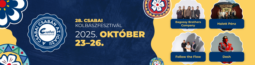 Csabai Kolbászfesztivál 2025. október 23-26. Békéscsaba