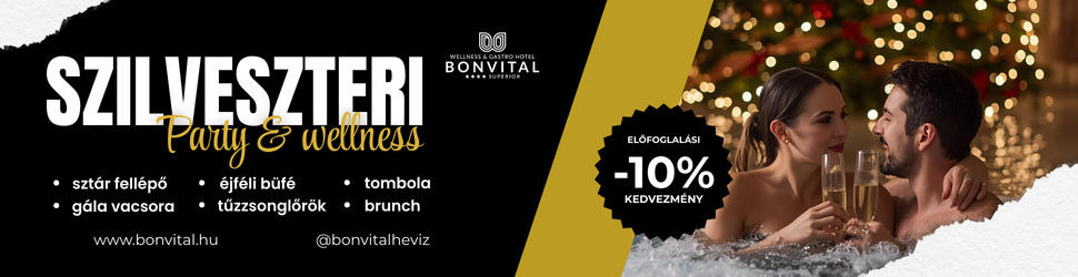 Szilveszteri wellness Hévizen 10% kedvezménnyel