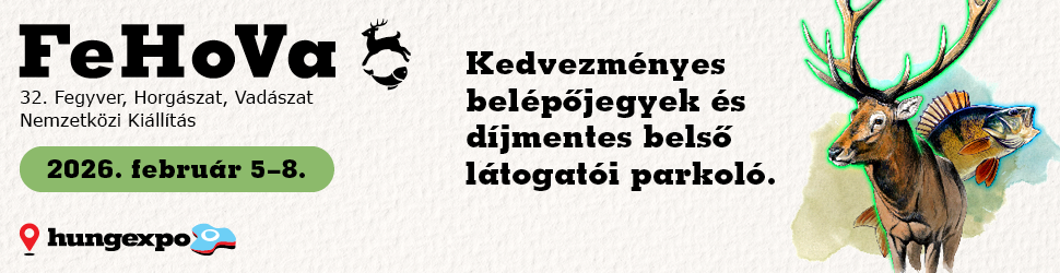 FEHOVA - Fegyver, vadászat, horgászat nemzetközi kiállítás - Budapest, Hungexpo