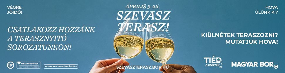 Szevasz Terasz! Kinyitnak a borteraszok! 