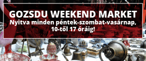 Gozsdu Weekend Market: Nyitva minden péntek-szombat-vasárnap, 10-től 17 óráig!