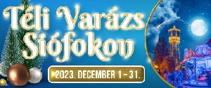 Téli Varázs az 55 éves Siófokon, hisz Siófok télen is varázslatos!