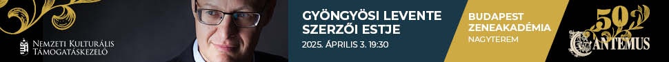Gyöngyösi Levente szerzői estje a Zeneakadémián