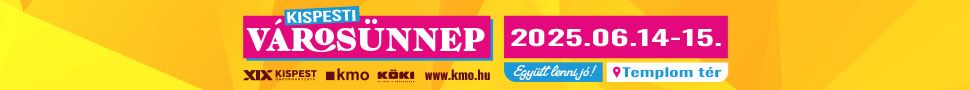 Újra Kispesti Városünnep!  Remek hangulatú családi program, sztárfellépők egész hada, kirakodóvásár, kulturált vendéglátás.