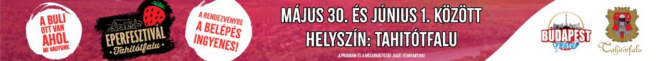 Eperfesztivál! Szuper fellépők, finom ételek, megannyi gyerekprogram és az elmaradhatatlan vidámparki játékok!