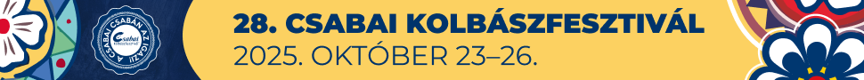 Csabai Kolbászfesztivál 2025. október 23-26. Békéscsaba