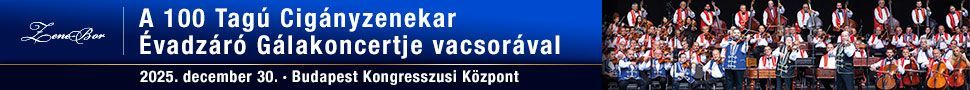 Idén is nagyszabású gálakoncerttel búcsúztatja az évet a világon egyedül álló 100 Tagú Cigányzenekar