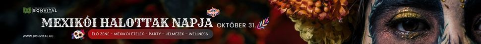 Halloween  Hévízen -  Mexikói Halottak Napja ünnepi hétvége