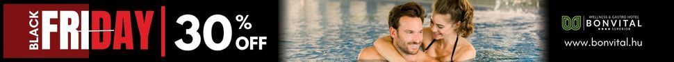 Black Friday akció -30% kedvezmény, Hévíz Bonvital Gastro & Wellness Hotel