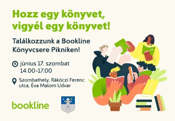Hozz egy könyvet, vigyél egy könyvet!  Találkozzunk június 17-én a Bookline Könyvcsere Pikniken!