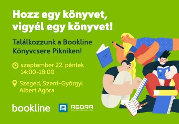 Hozz egy könyvet, vigyél egy könyvet!  Találkozzunk a Bookline Könyvcsere Pikniken!