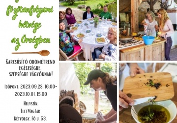 Vegetáriánus ételek sütés-főzés egészség tanfolyam, isteni finom étkek készítése az Őrségben