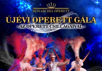 Újévi Operett Gála 2022. Fergeteges újévi operett gálák az operett csillagaival, online jegyvásárlás