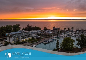 Hotel Yacht**** Wellness & Business szálloda Siófok vitorláskikötőjében, közvetlenül a vízparton