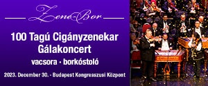 Idén is a ZENE-BOR ünnepén lesz a 100 Tagú Cigányzenekar Évadzáró Gála Koncertje Budapesten!