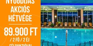 Akciós nyugdíjas wellness 2025. Egyedülálló hétvégi ajánlat, őszi kikapcsolódás Mezőkövesden