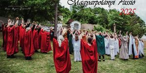 Magyarpolányi Passió 2025. A passiótörténet szereplői Magyarpolány lakosai, a faluközösség tagjai