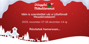 Diósgyőri Mikulásvonat 2025 Miskolc.  Vár a Lillafüredi Mesebirodalom