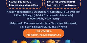 Nyári gyermektáborok a Kemenes Vulkán Parkban Celldömölkön 2025