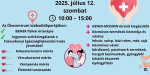 Egészségnap a Tisza-tónál, a poroszlói Ökocentrumban