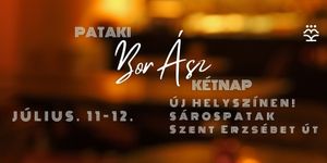 Sárospataki Borfesztivál 2025. Pataki BorÁsz Kétnap