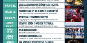 Vonyarcvashegyi programok 2026. Események, rendezvények