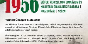 2025. október 23. Siófok. Ünnepi programok az 1956-os forradalom és szabadságharc emlékére